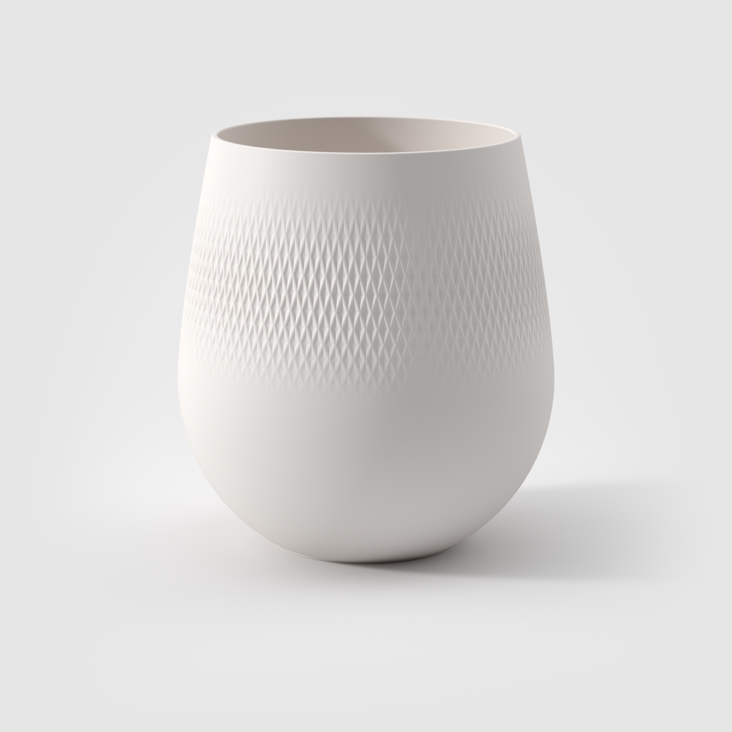 Manufacture匠心岩(白) 花瓶20.5cm