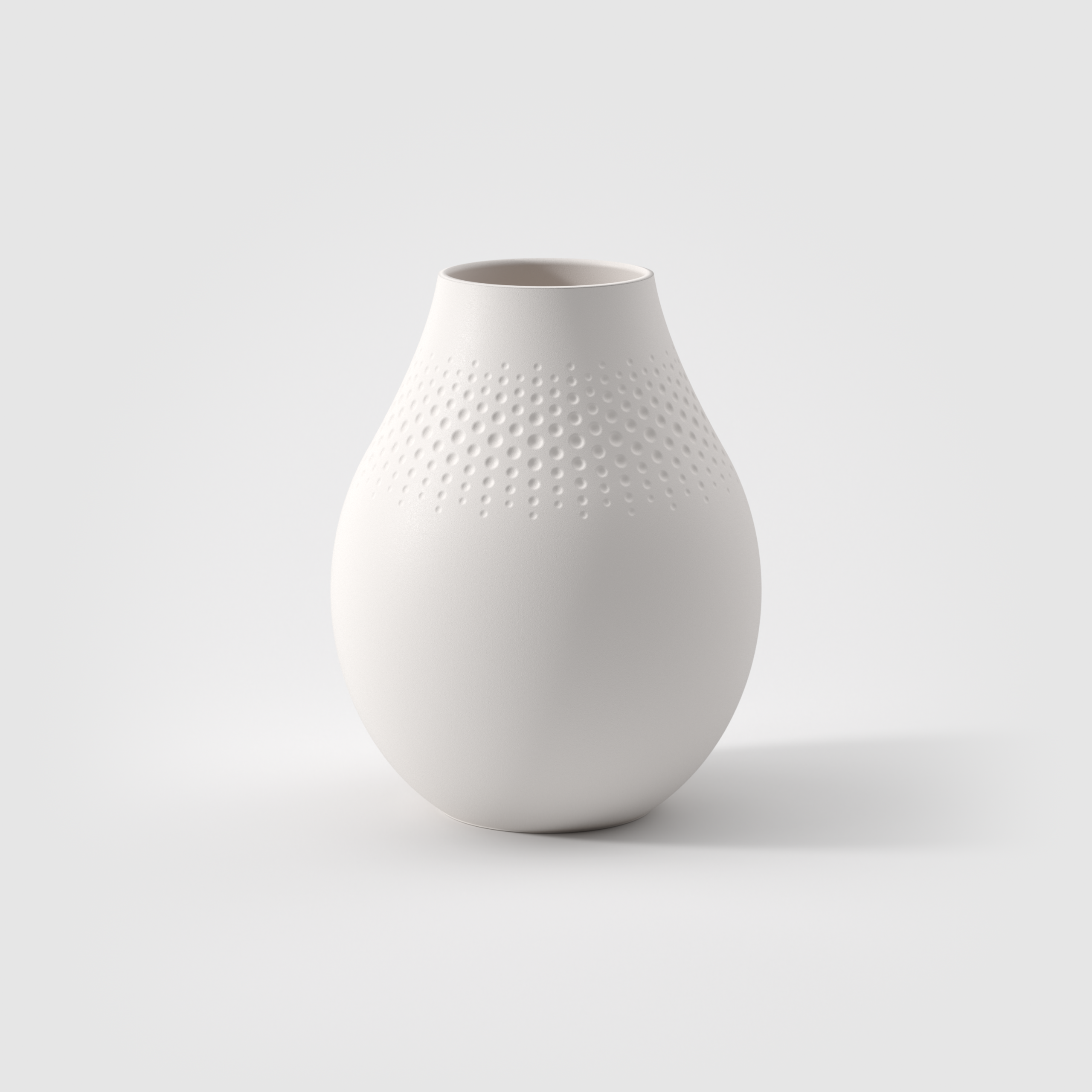 Manufacture匠心岩(白) 花瓶16cm