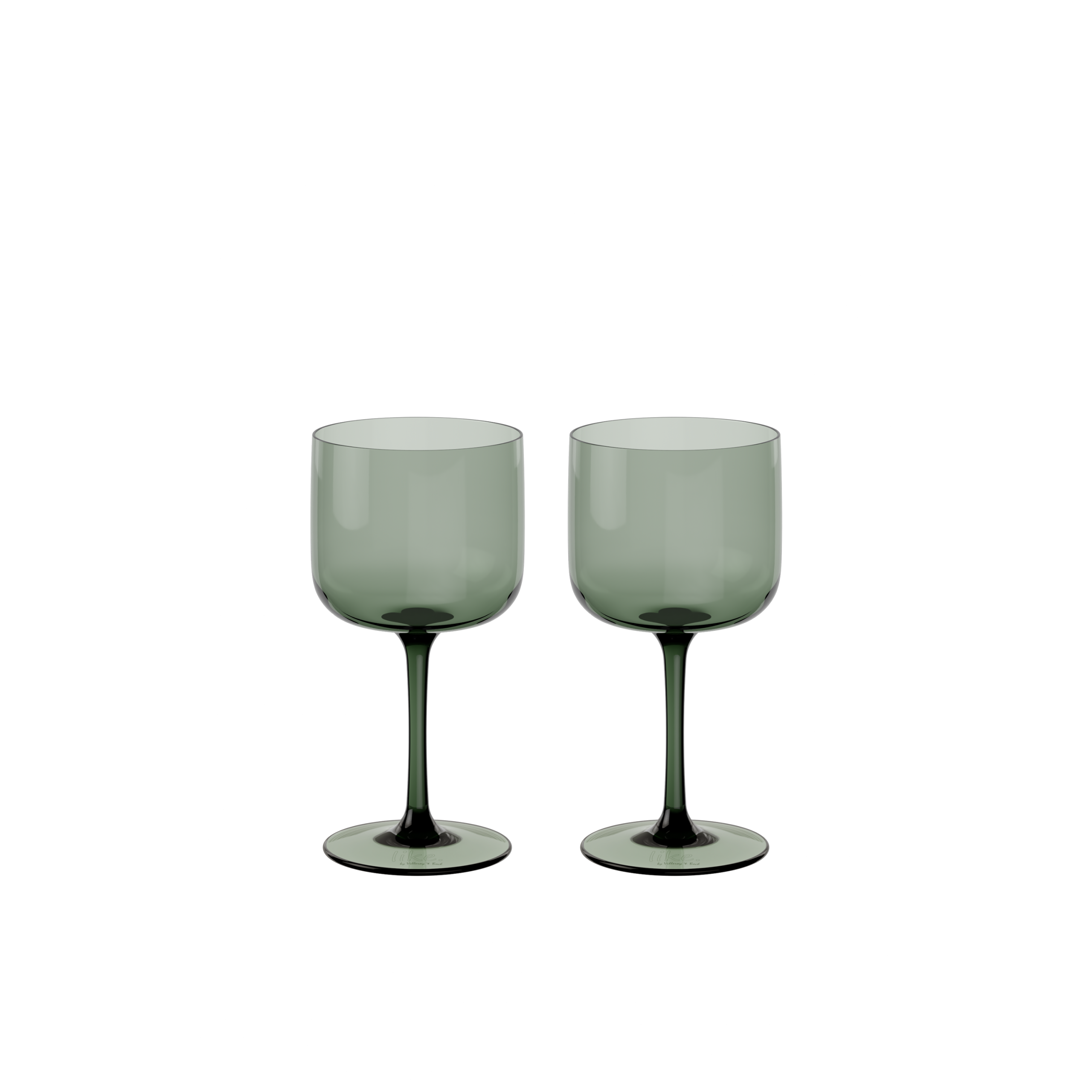 Like 高腳紅酒杯（植萃綠）二入