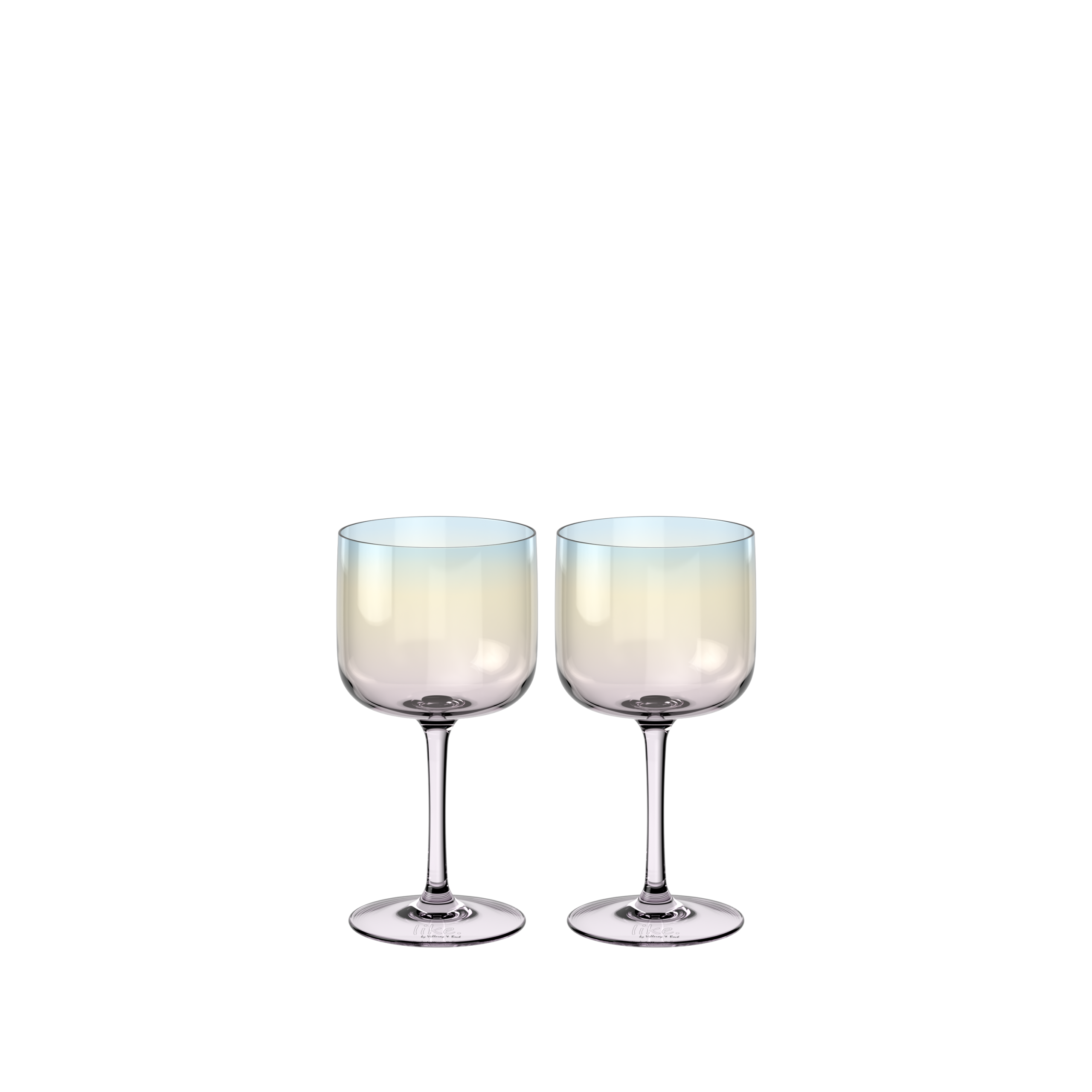 Like 高腳紅酒杯（七彩珍珠）二入