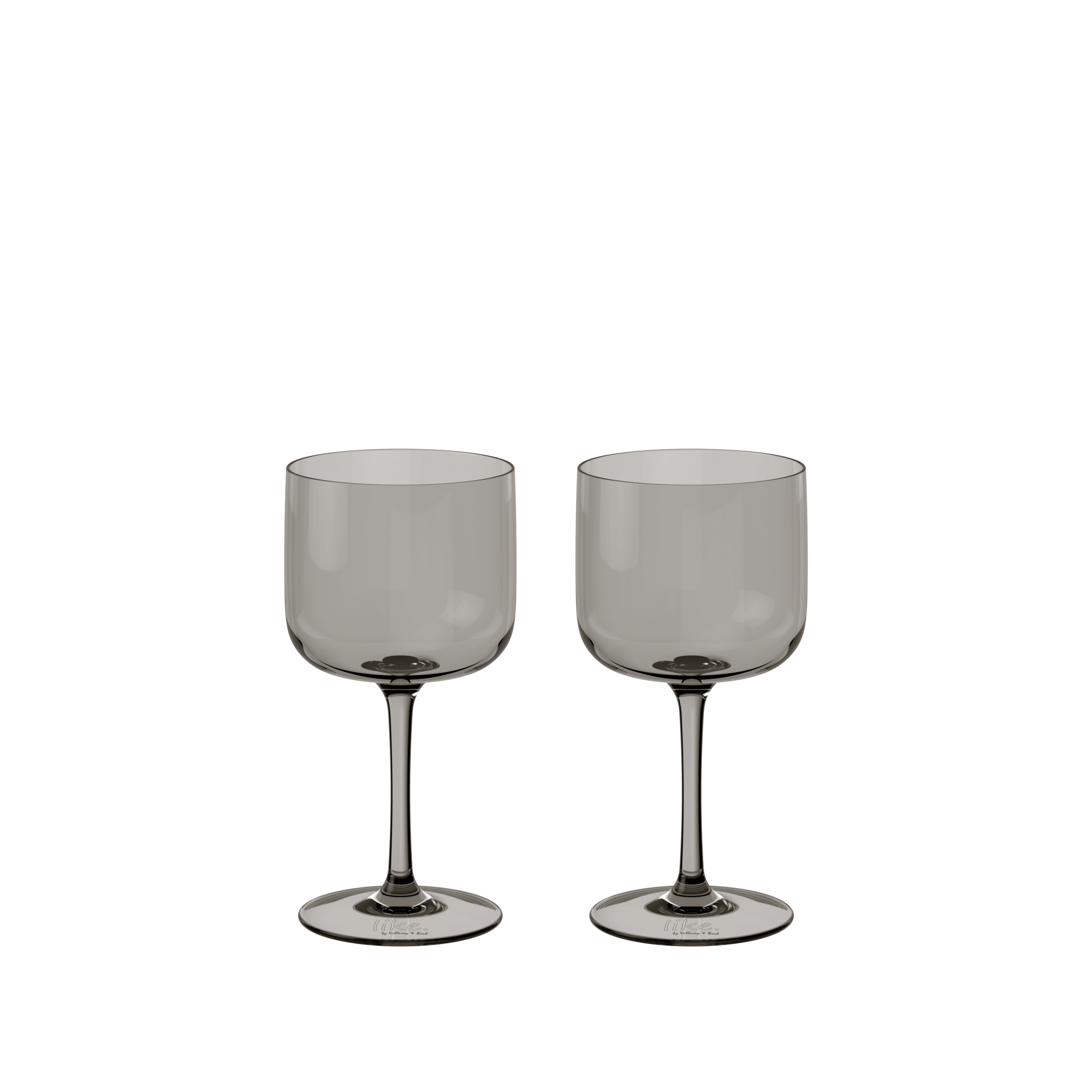 Like 高腳紅酒杯（深霧灰）二入