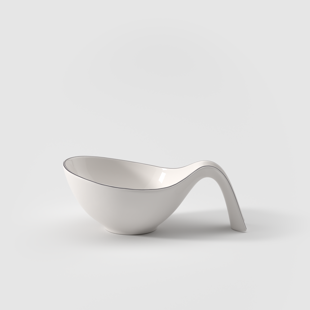 Design Naif純真生活 長柄大碗 23.7 x 16 x 9 cm, 420 ml