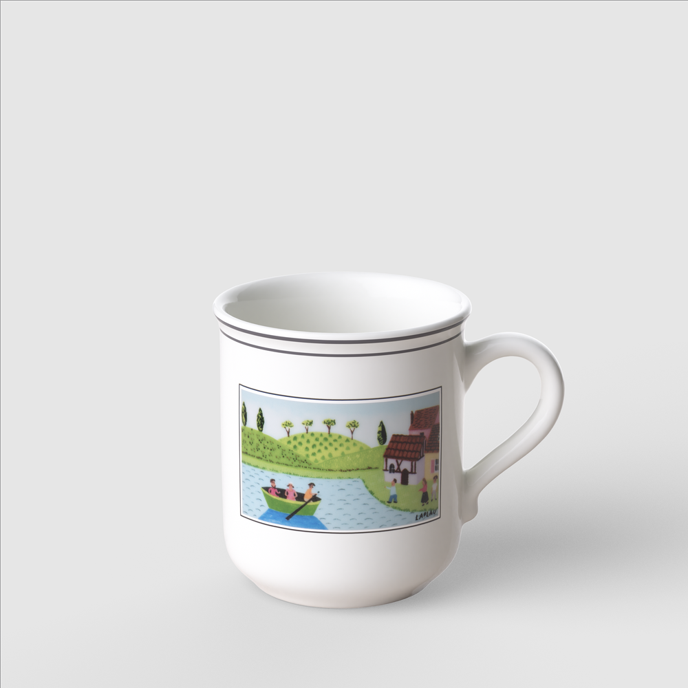 Design Naif純真生活 湖上輕舟 馬克杯 0.30L