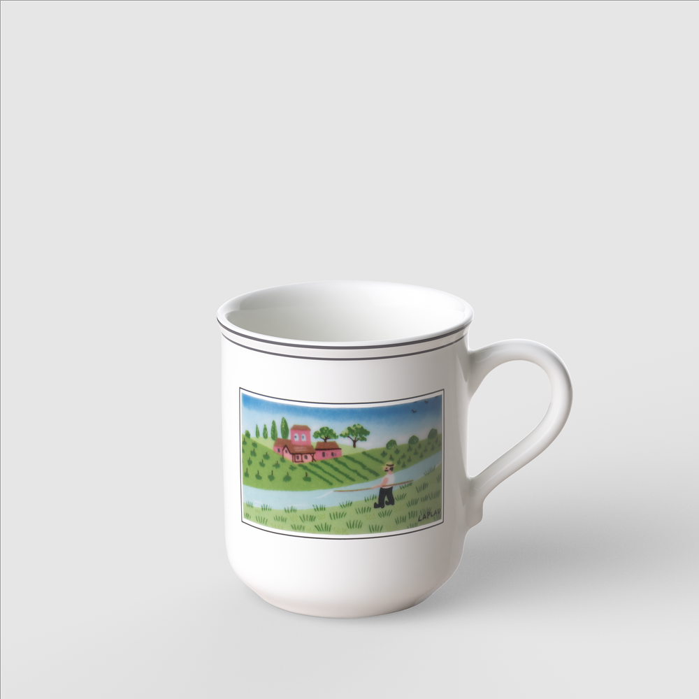 Design Naif純真生活 河畔漁者 馬克杯 0.30L