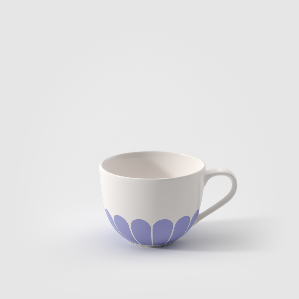 Fleur花漾 鳶尾藍 咖啡杯 11.3 x 8.7 x 6.4 cm 160 ml