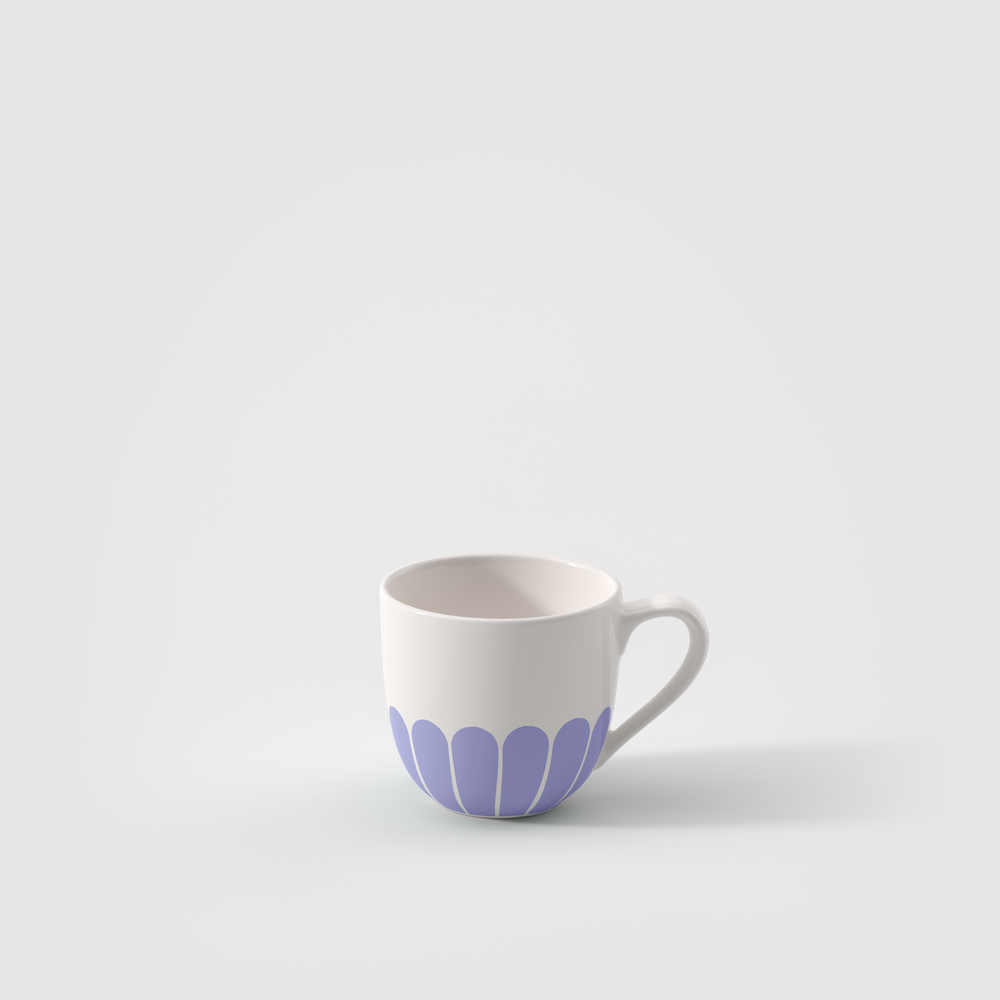 Fleur花漾 鳶尾藍 濃縮咖啡杯 8.4x 6.1 x 5.7 cm 70 ml