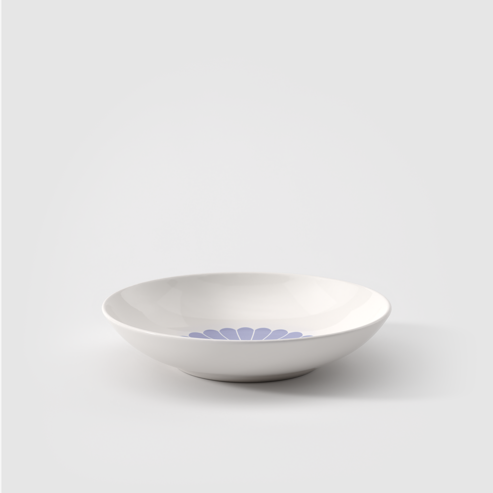 Fleur花漾 鳶尾藍 深盤 24cm, 620ml