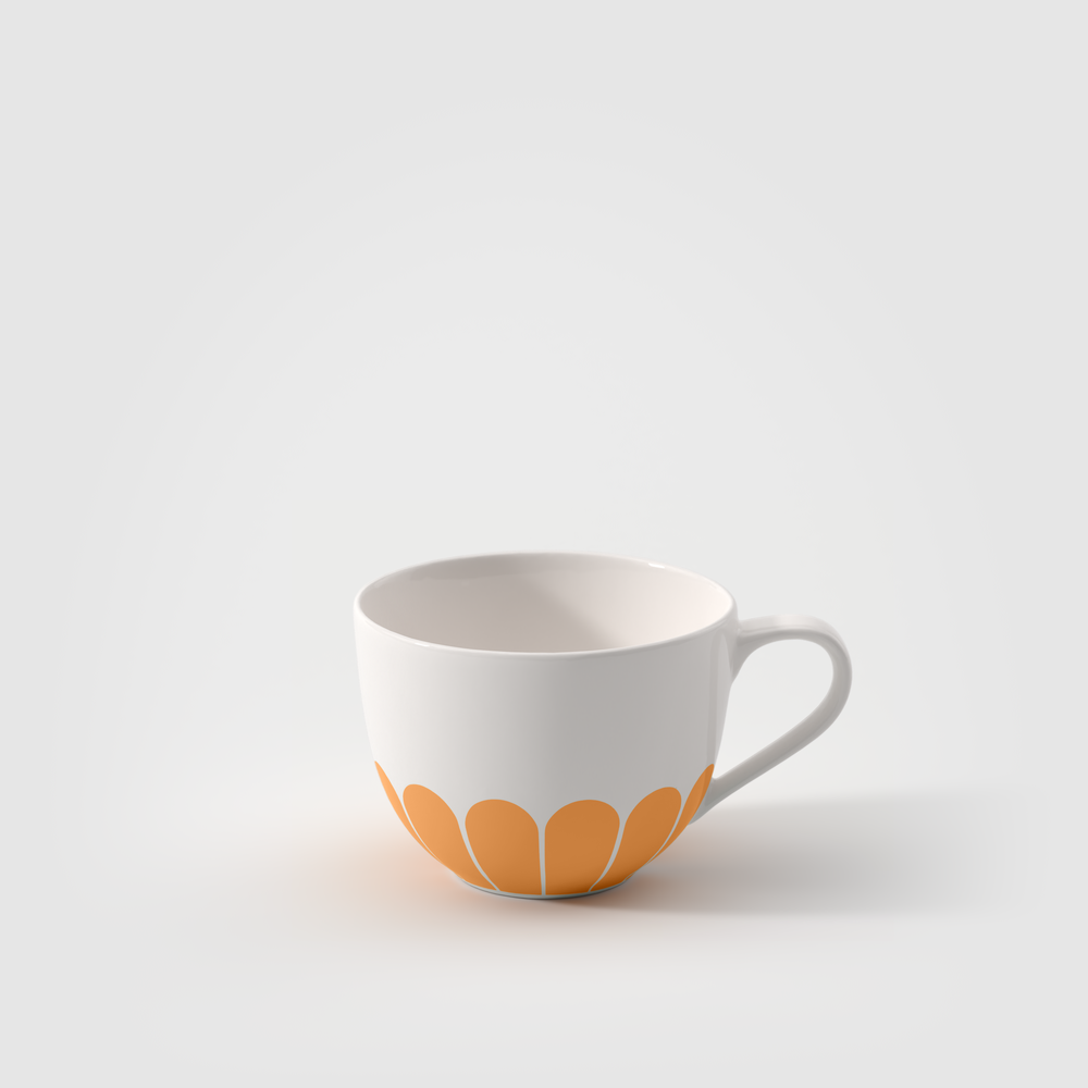 Fleur花漾 晨光黃 咖啡杯 11.3 x 8.7 x 6.4cm, 160 ml