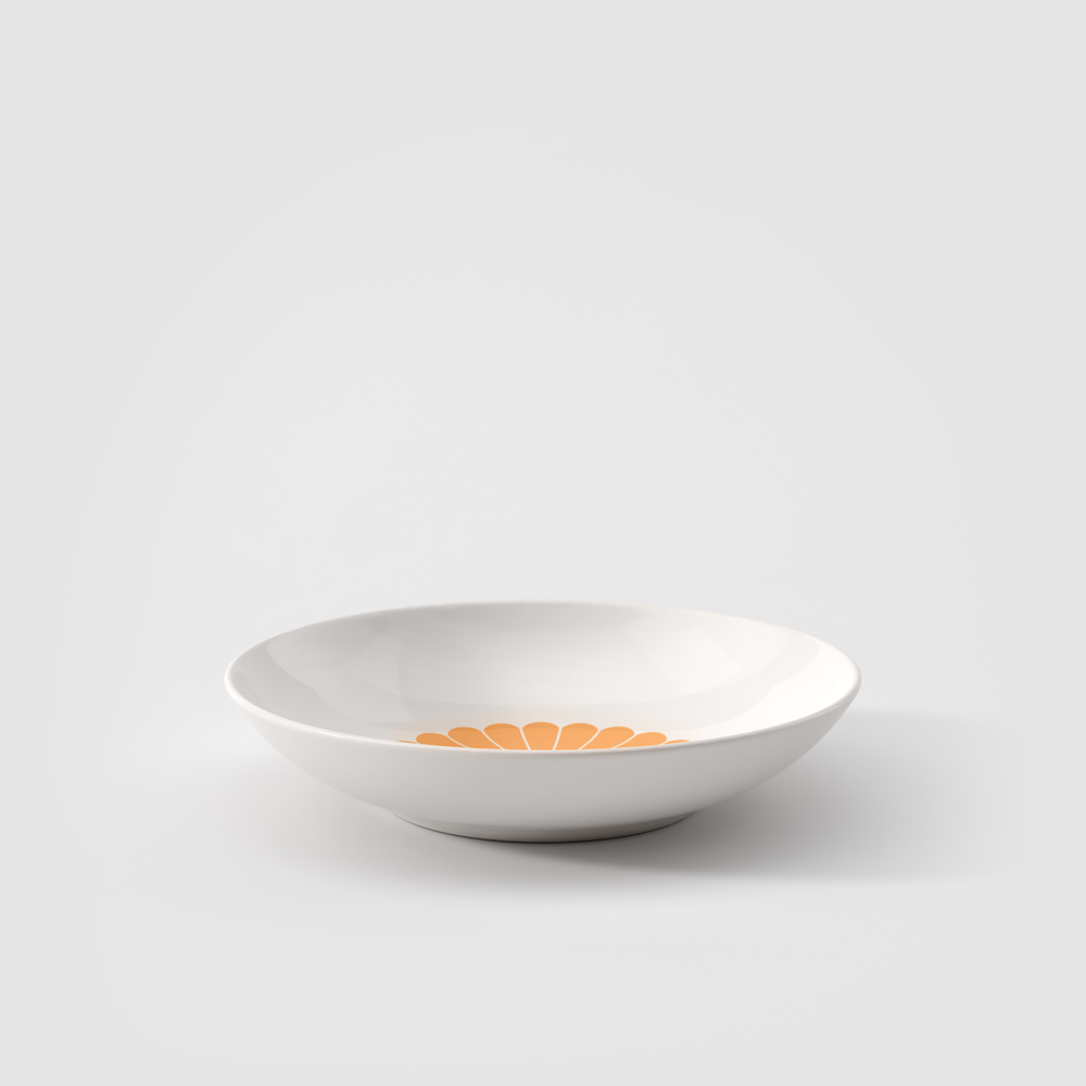 Fleur花漾 晨光黃 深盤 24cm, 620 ml