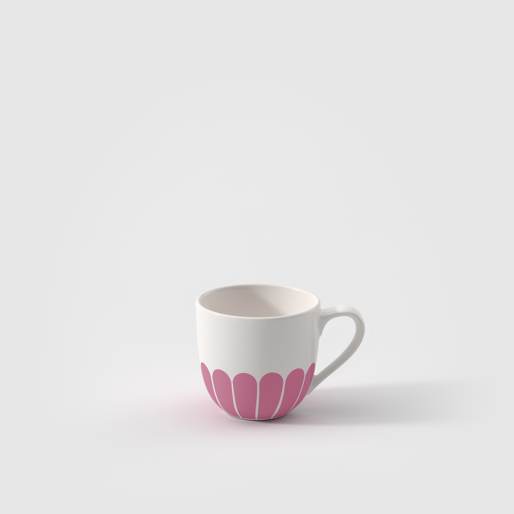 Fleur花漾 莓果粉 濃縮咖啡杯 8.4 x 6.1 x 5.7cm 70 ml