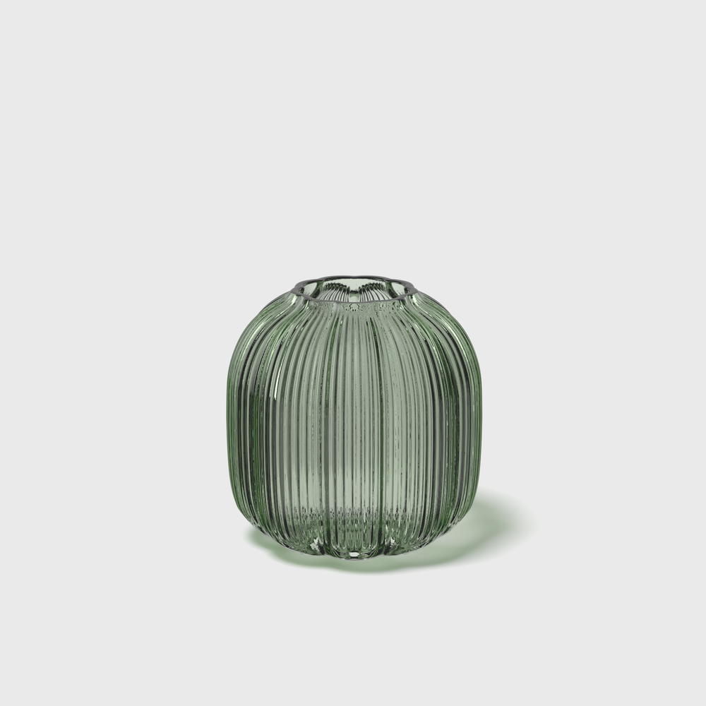 Fleur花漾 鼠尾草綠 花瓶 11cm, 650 ml