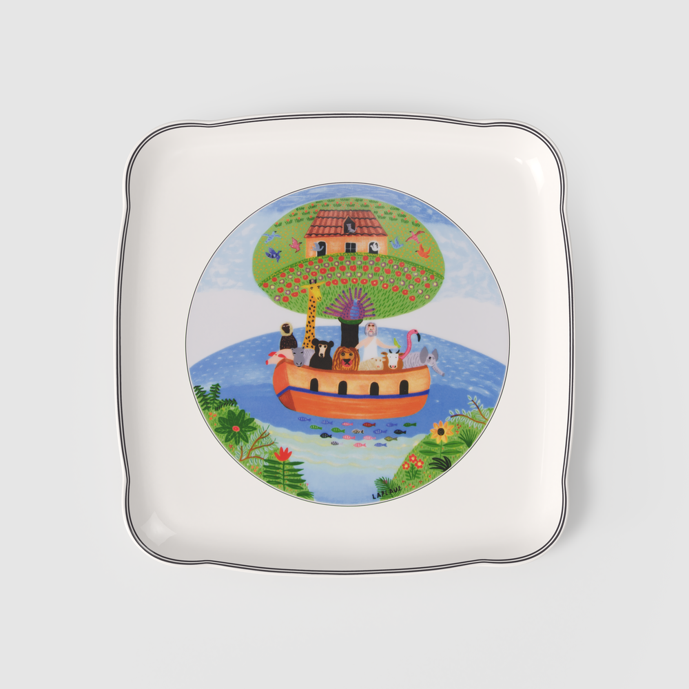 Design Naif純真生活 方形大盤 30×30cm