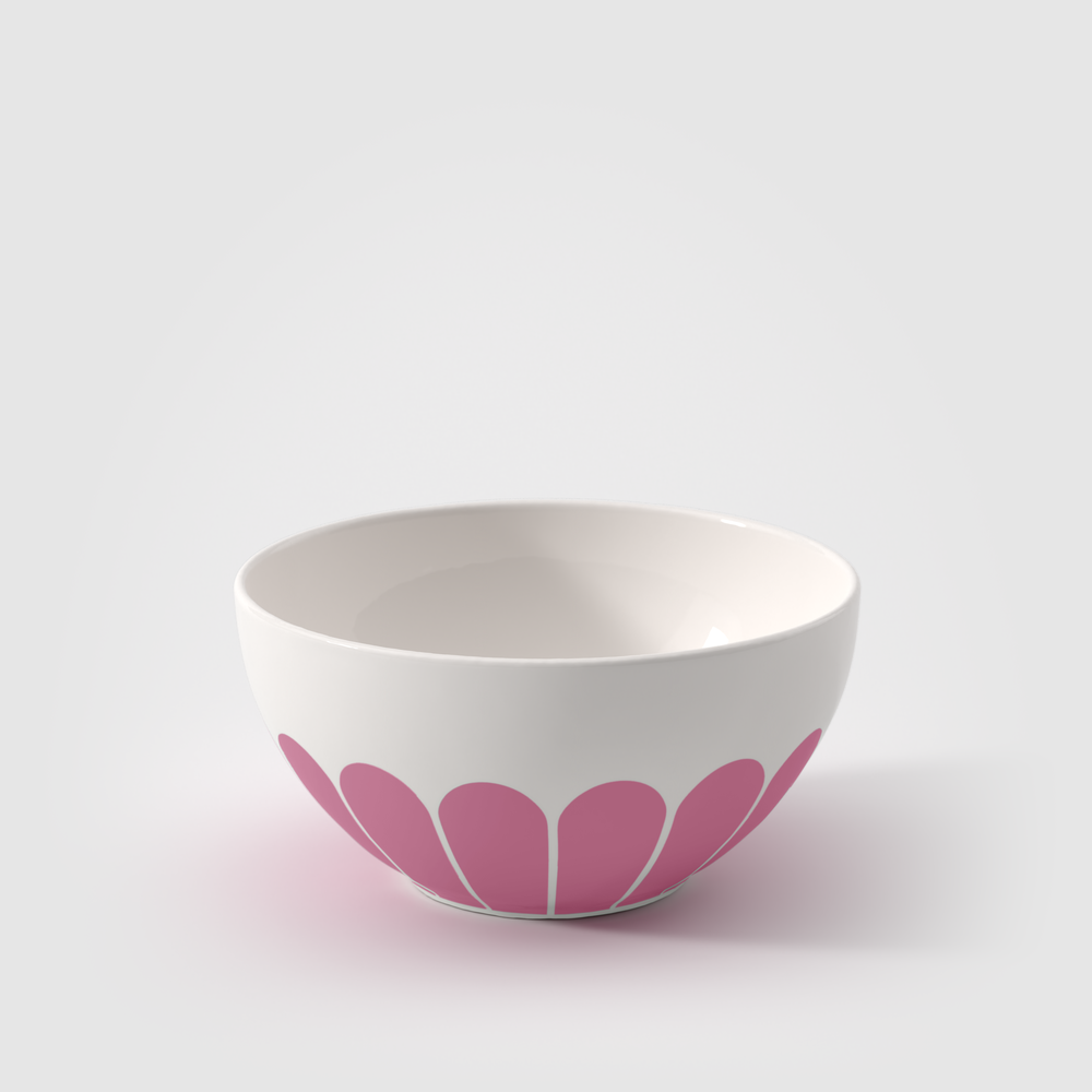 Fleur花漾 莓果粉 麥片碗 直徑14cm
